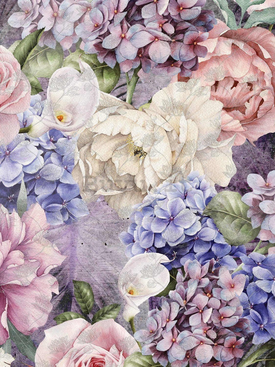 Fotomurale: Combinazione di fiori (1) - 184x254 cm
