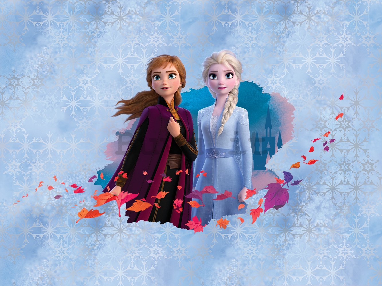 Fotomurale in TNT: Frozen II (Anna & Elsa) - 360x270 cm