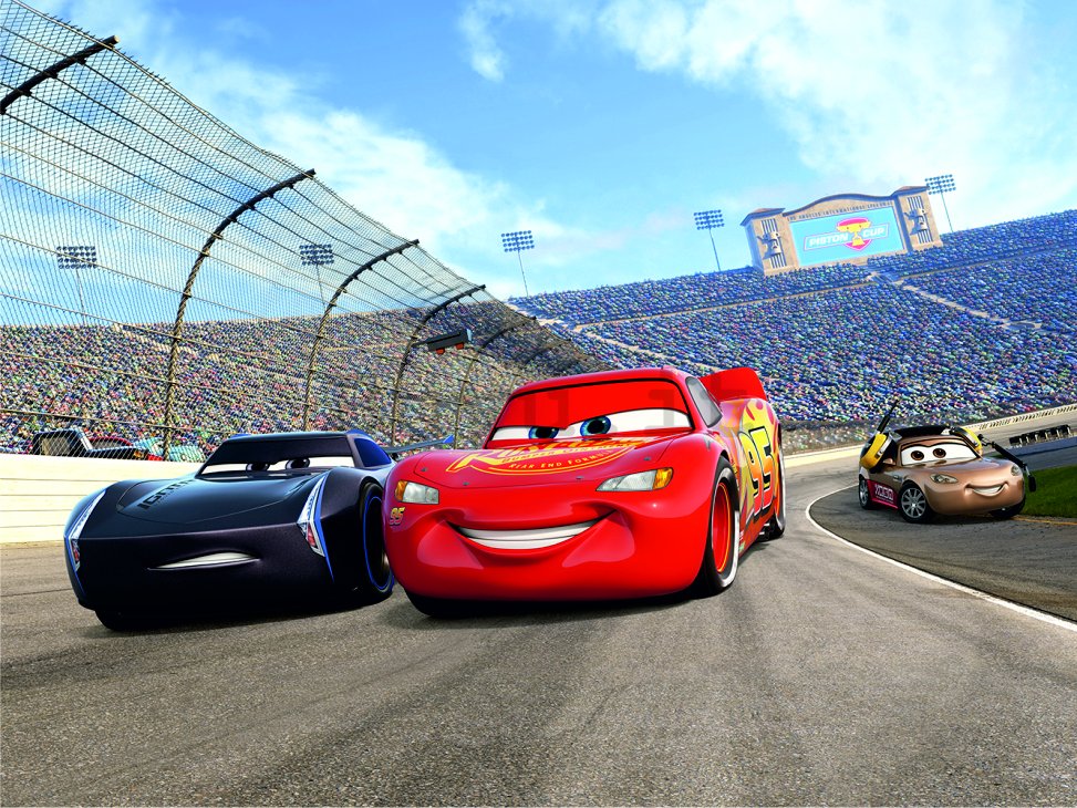 Fotomurale in TNT: Cars (race) - 360x270 cm