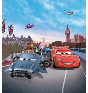 Fotomurale in TNT: Cars in London - 180x202 cm