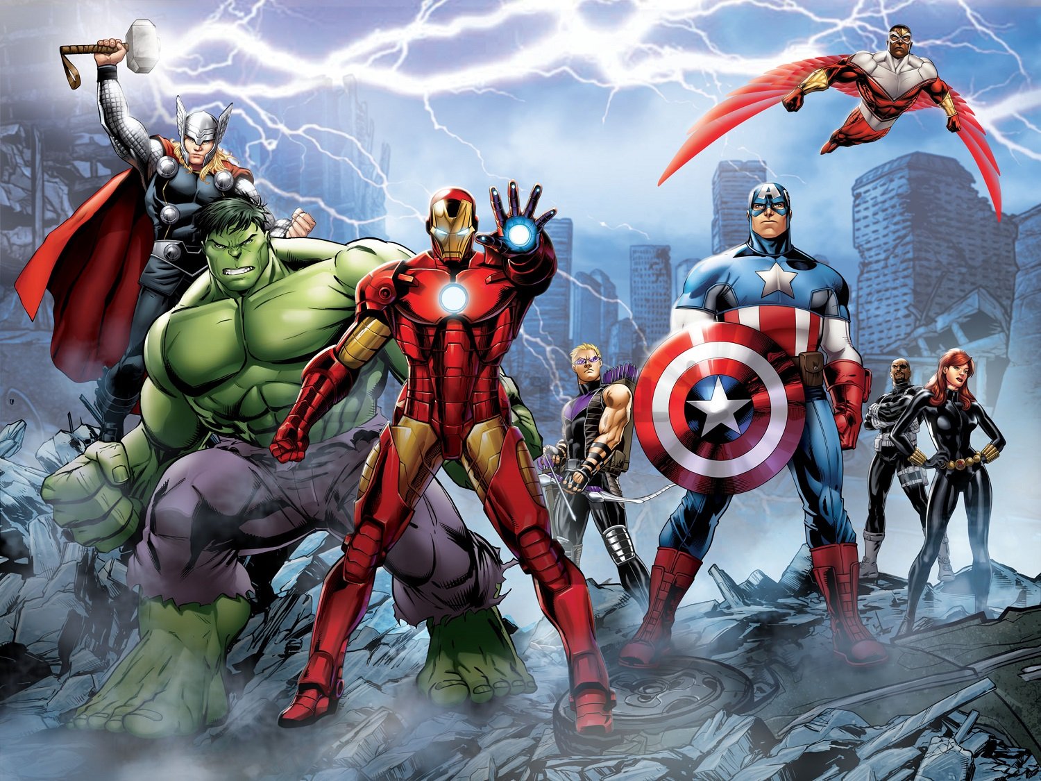 Fotomurale in TNT: Disney Avengers - 360x270 cm