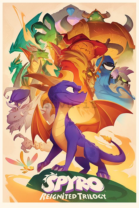 Poster - Spyro (Animated Style) 
