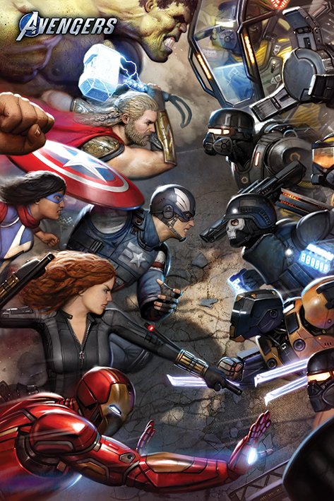 Poster - Avengers Gamerverse (Face Off)