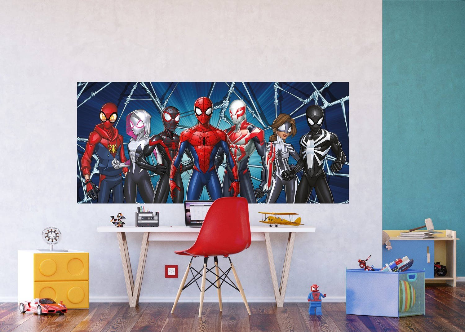 Fotomurale in TNT: Spiderman Spider-Verse (1) - 202x90 cm
