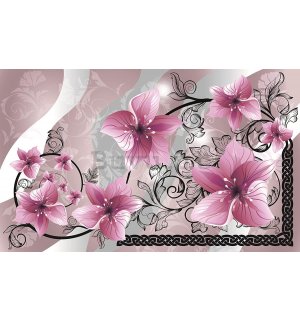 Fotomurale: Fiori rosa - 368x254 cm