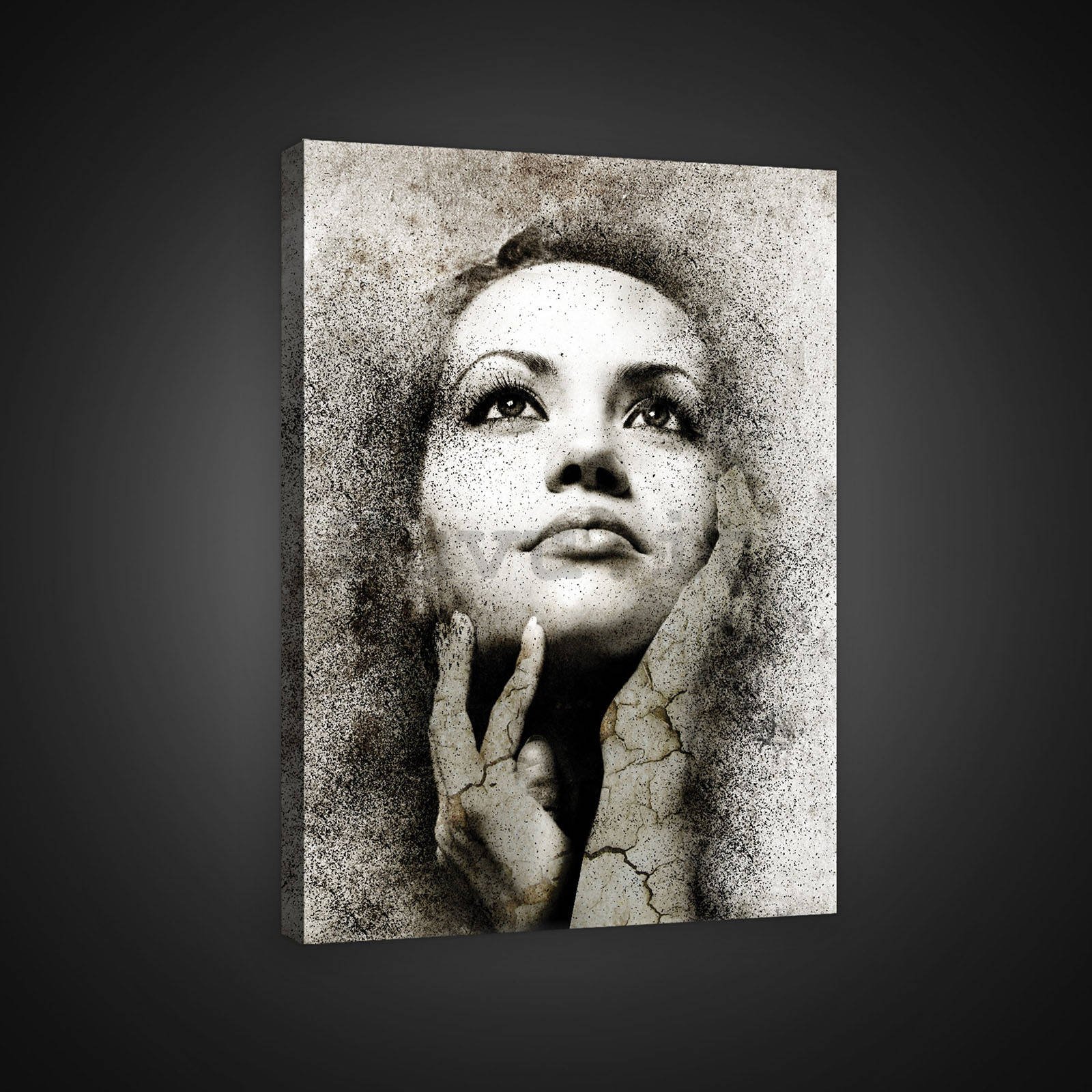 Quadro su tela: Ritratto di donna (1) - 60x80 cm