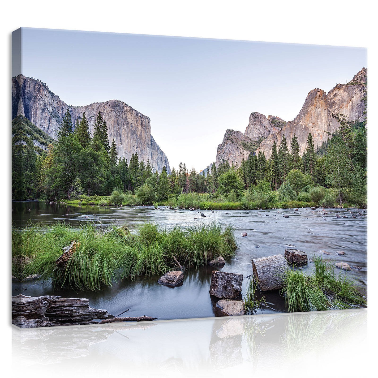 Quadro su tela: Yosemite Valley - 80x60 cm