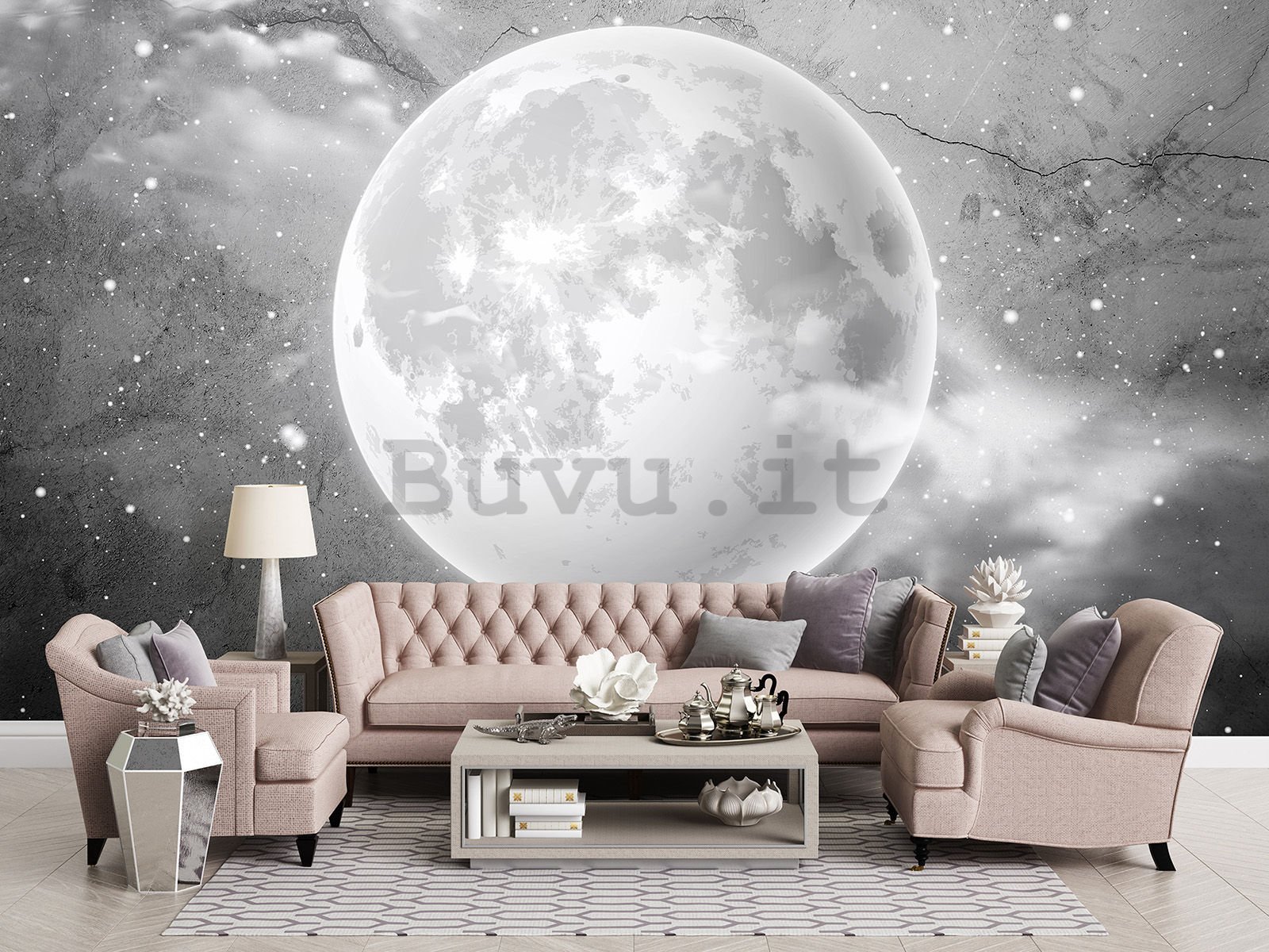 Fotomurale: Luna nel cielo (1) - 368x254 cm