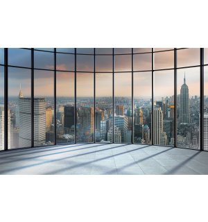 Fotomurale in TNT: Vista su New York dalla finestra - 208x146 cm