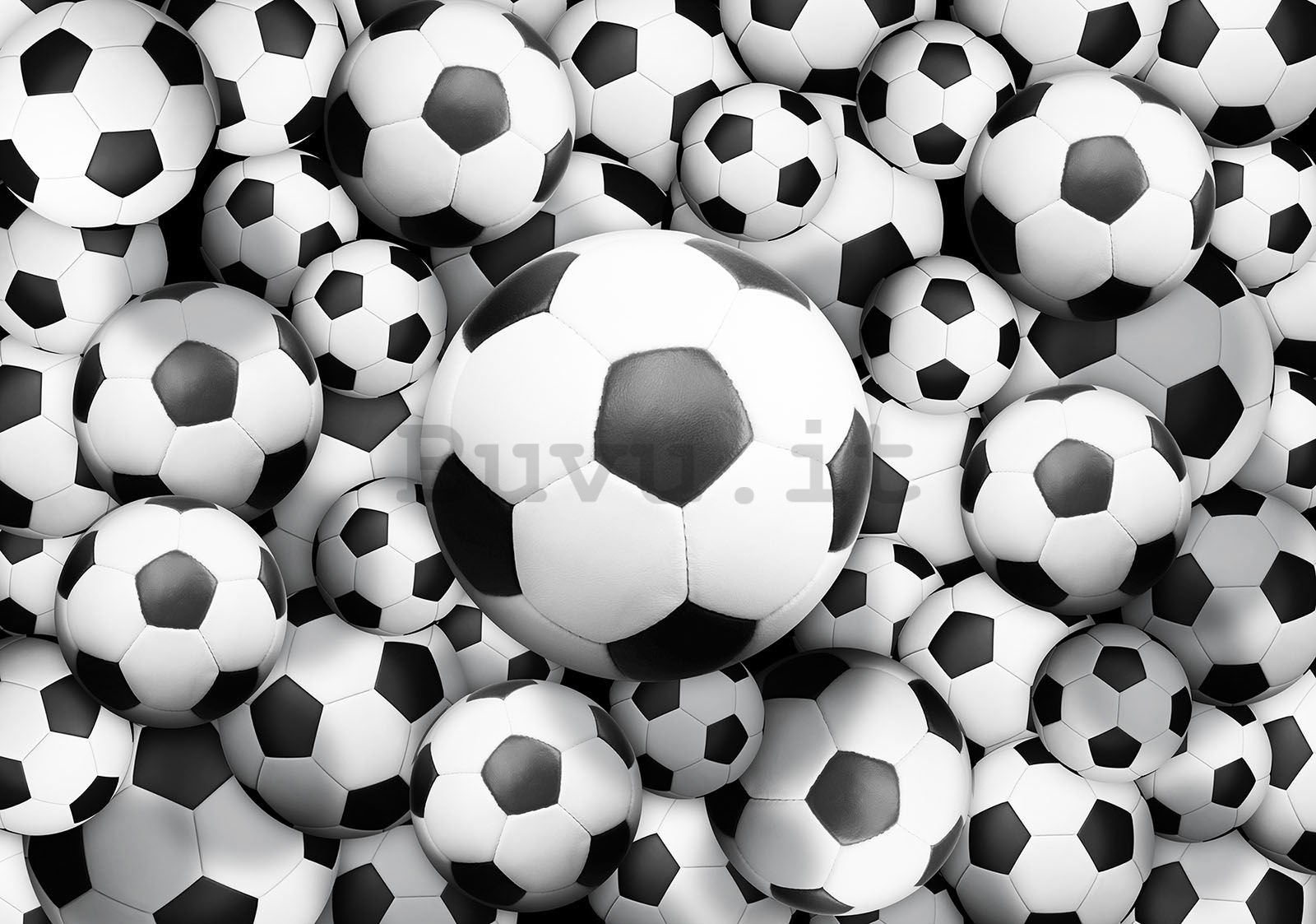 Fotomurale in TNT: Palloni da calcio (2) - 104x70,5 cm