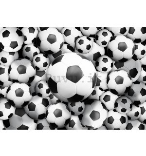 Fotomurale in TNT: Palloni da calcio (2) - 104x70,5 cm