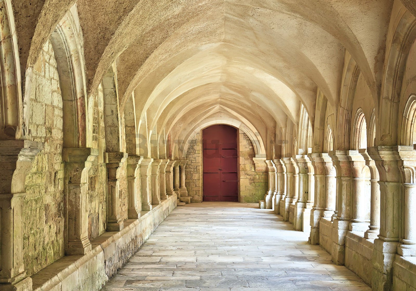 Fotomurale in TNT: Monastero di Fontenay - 350x245 cm