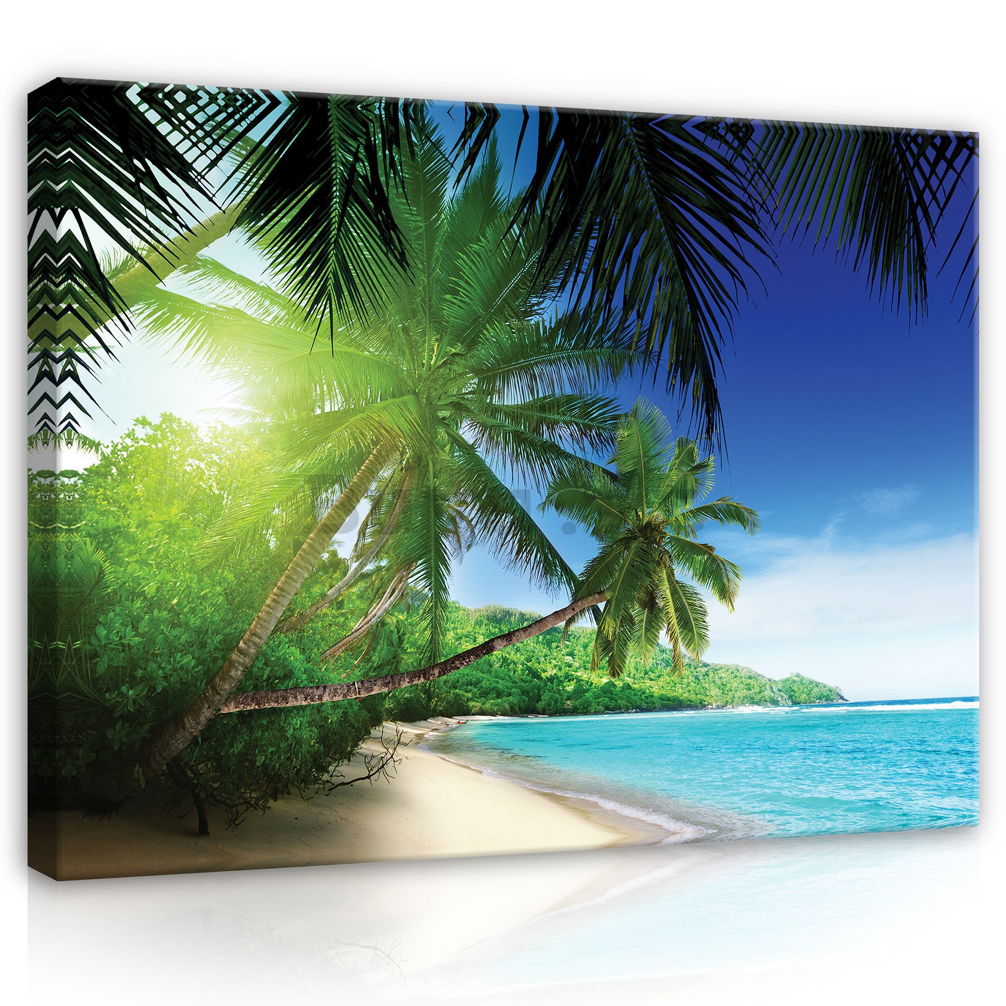 Quadro su tela: Paradiso sulla spiaggia - 80x60 cm