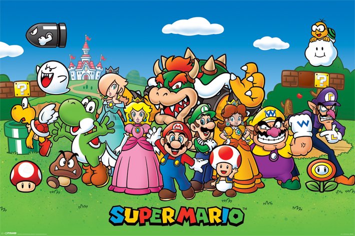 Poster - Super Mario (eroi)