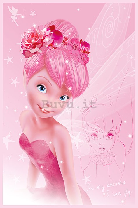 Poster - Disney Princezny (Tink Pink)