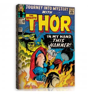 Quadro su tela: The Mighty Thor (In My Hand This Hammer!) - 75x100 cm