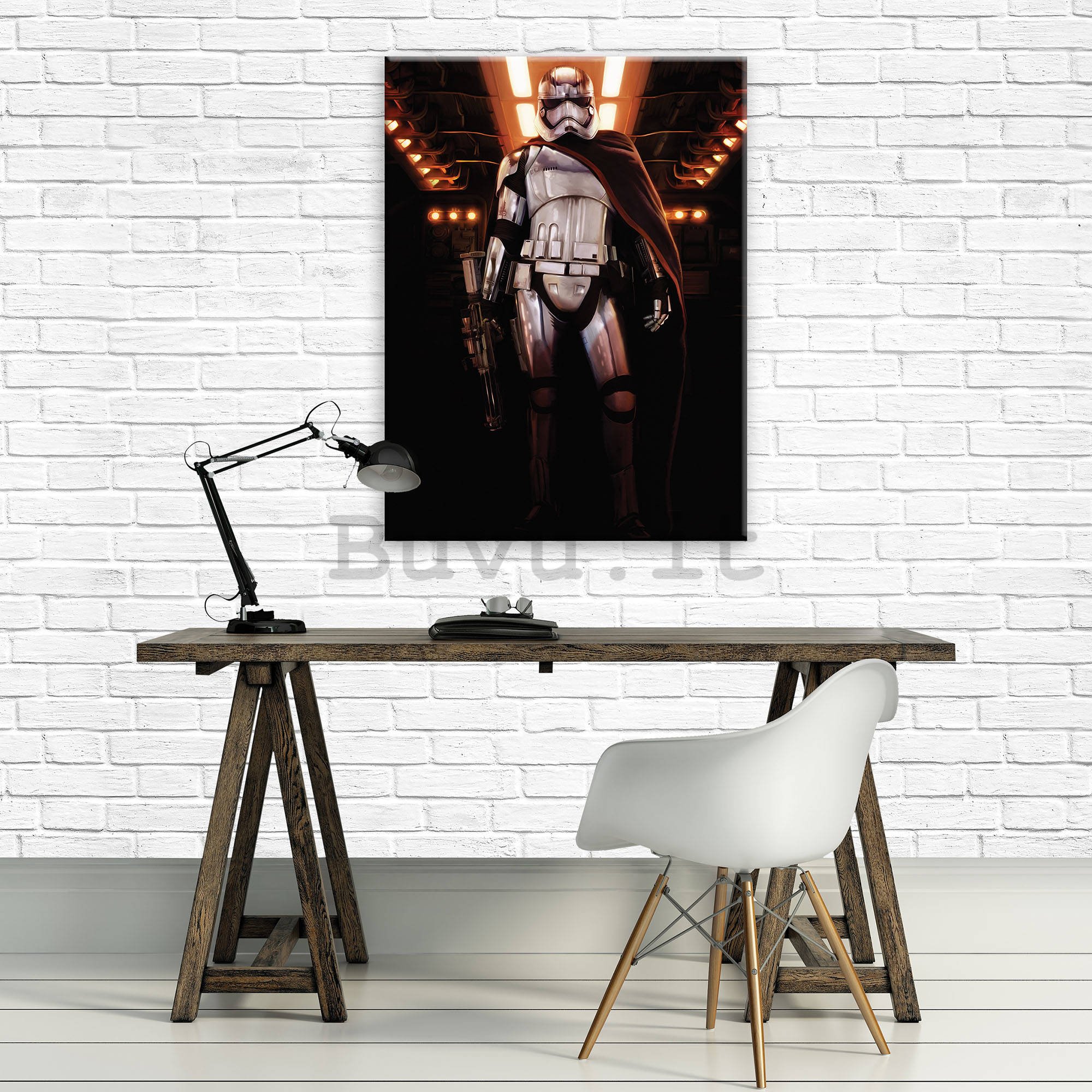 Quadro su tela: Star Wars Captain Phasma (1) - 75x100 cm