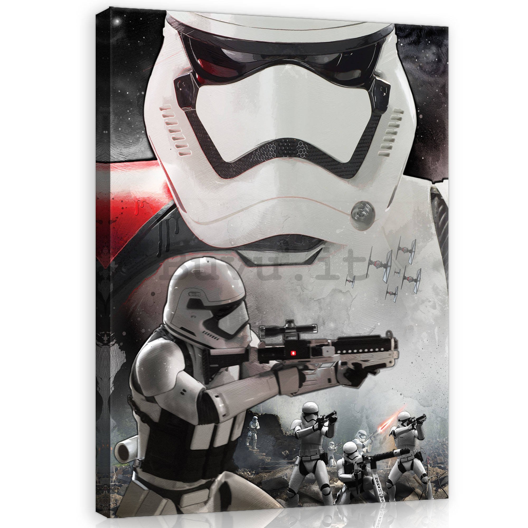 Quadro su tela: Star Wars Stormtrooper (First Order) - 100x75 cm