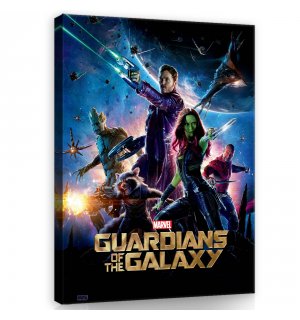 Quadro su tela: Guardians of The Galaxy Poster - 75x100 cm