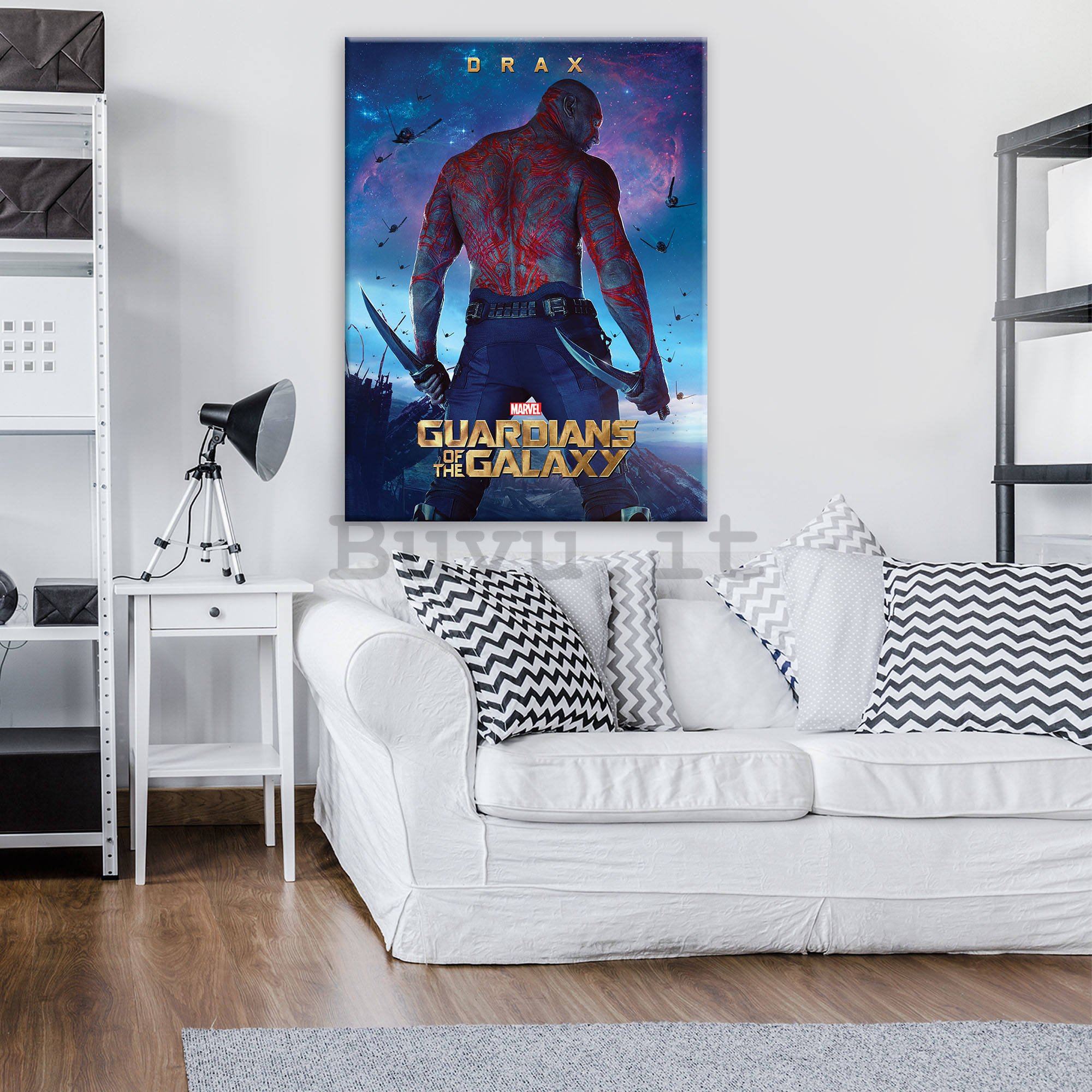 Quadro su tela: Guardians of The Galaxy Drax - 75x100 cm