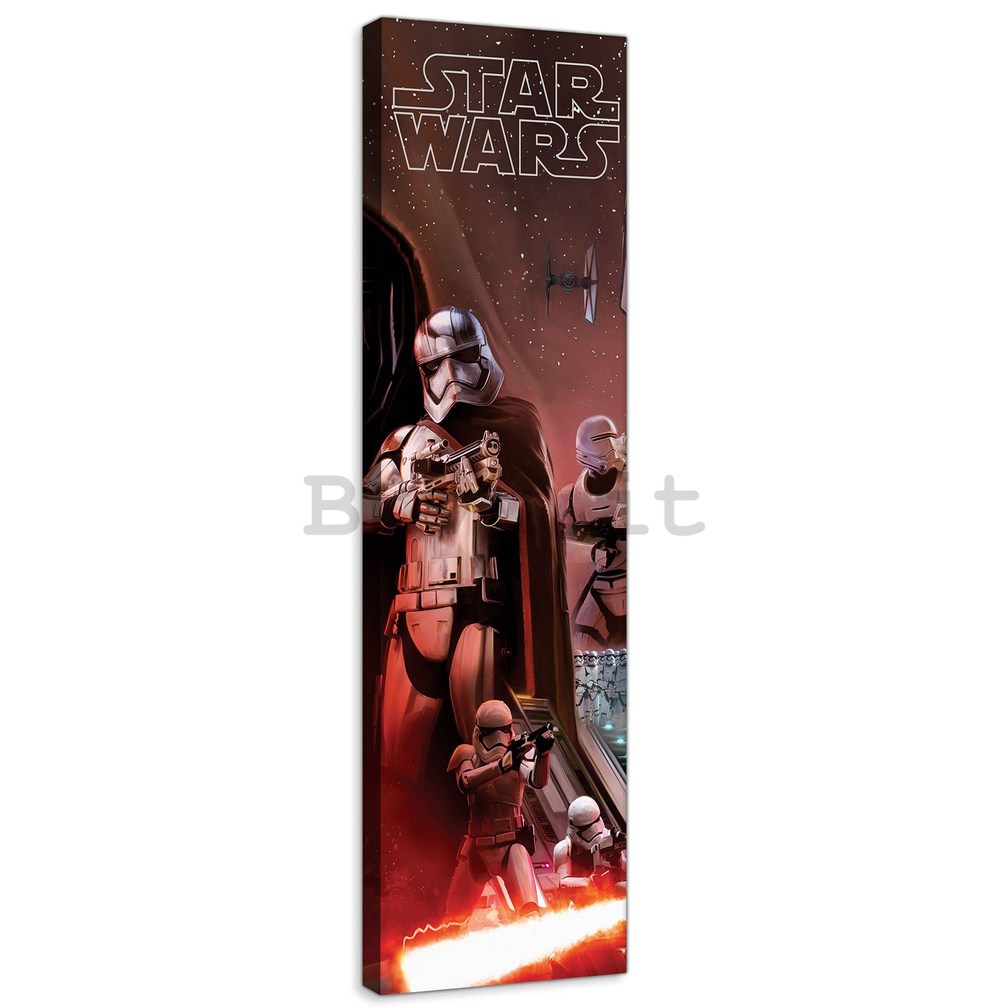 Quadro su tela: Star Wars Captain Phasma Poster - 45x145 cm