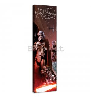 Quadro su tela: Star Wars Captain Phasma Poster - 45x145 cm