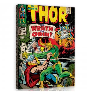 Quadro su tela: Thor (comics) - 80x60 cm