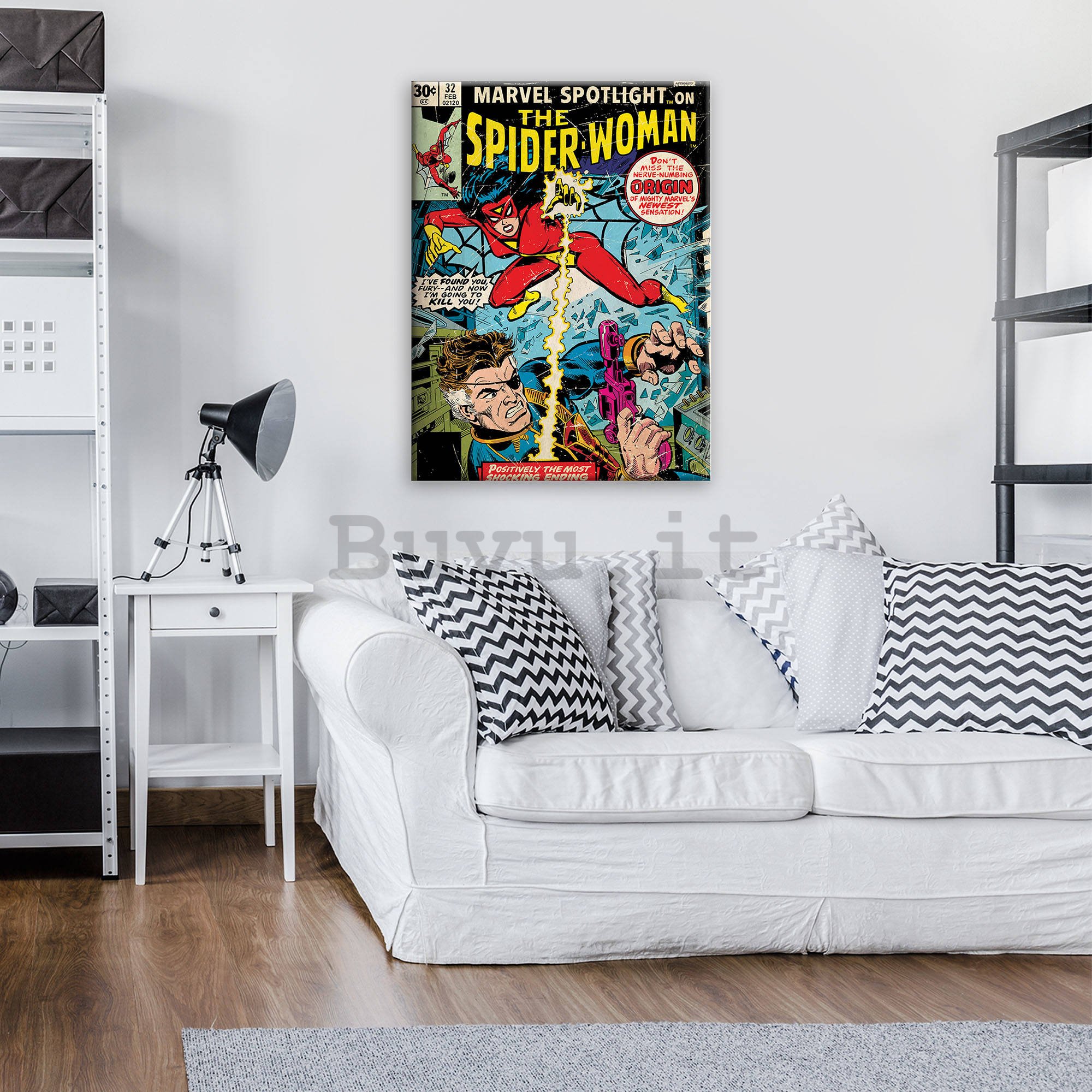Quadro su tela: The Spider-Woman (comics) - 80x60 cm