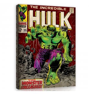 Quadro su tela: The Incredible Hulk (This Monster Unleashed!) - 80x60 cm