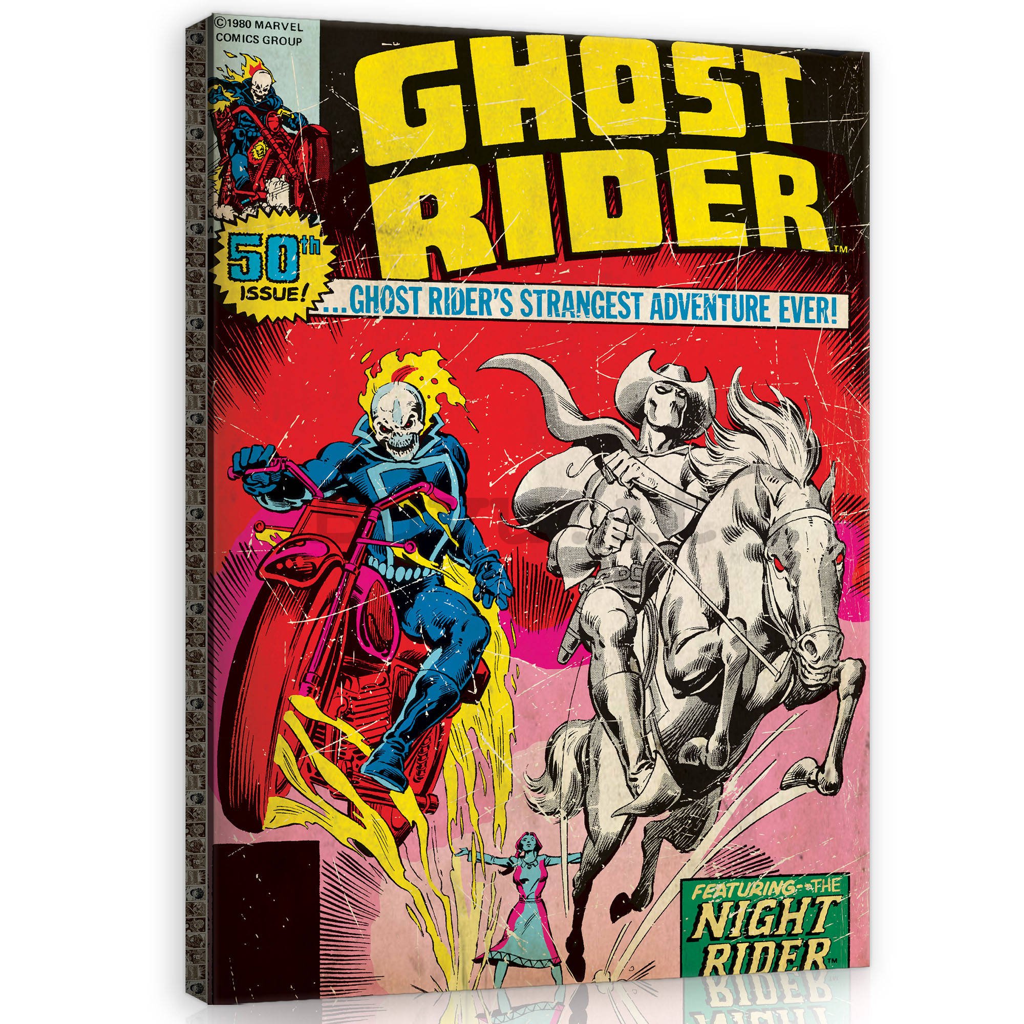 Quadro su tela: Ghost Rider (comics) - 60x80 cm