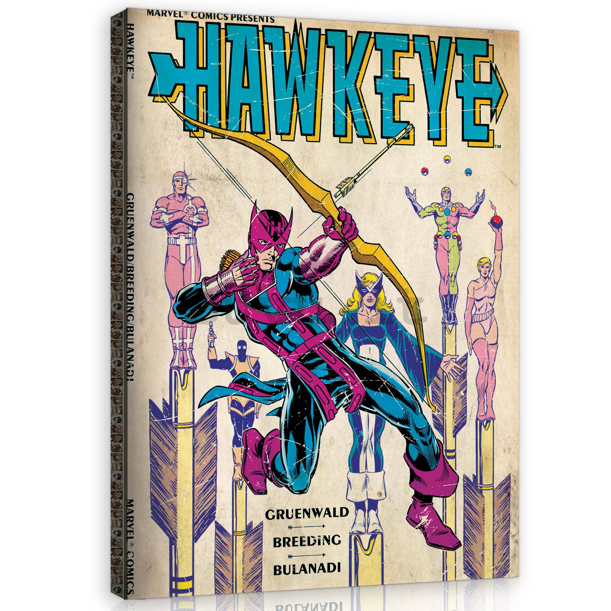 Quadro su tela: Hawkeye - 60x80 cm