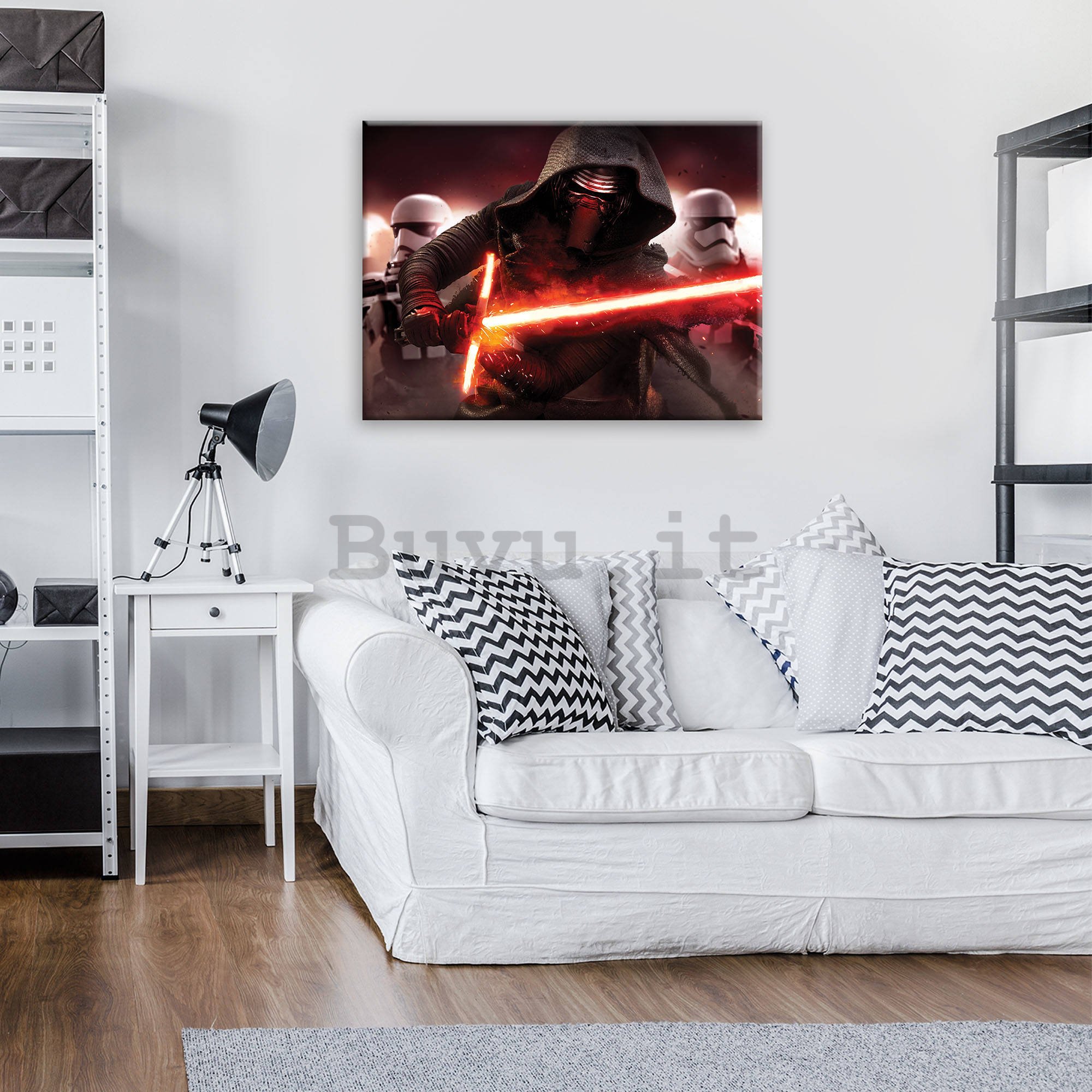 Quadro su tela: Star Wars Kylo Ren's Lightsaber - 80x60 cm
