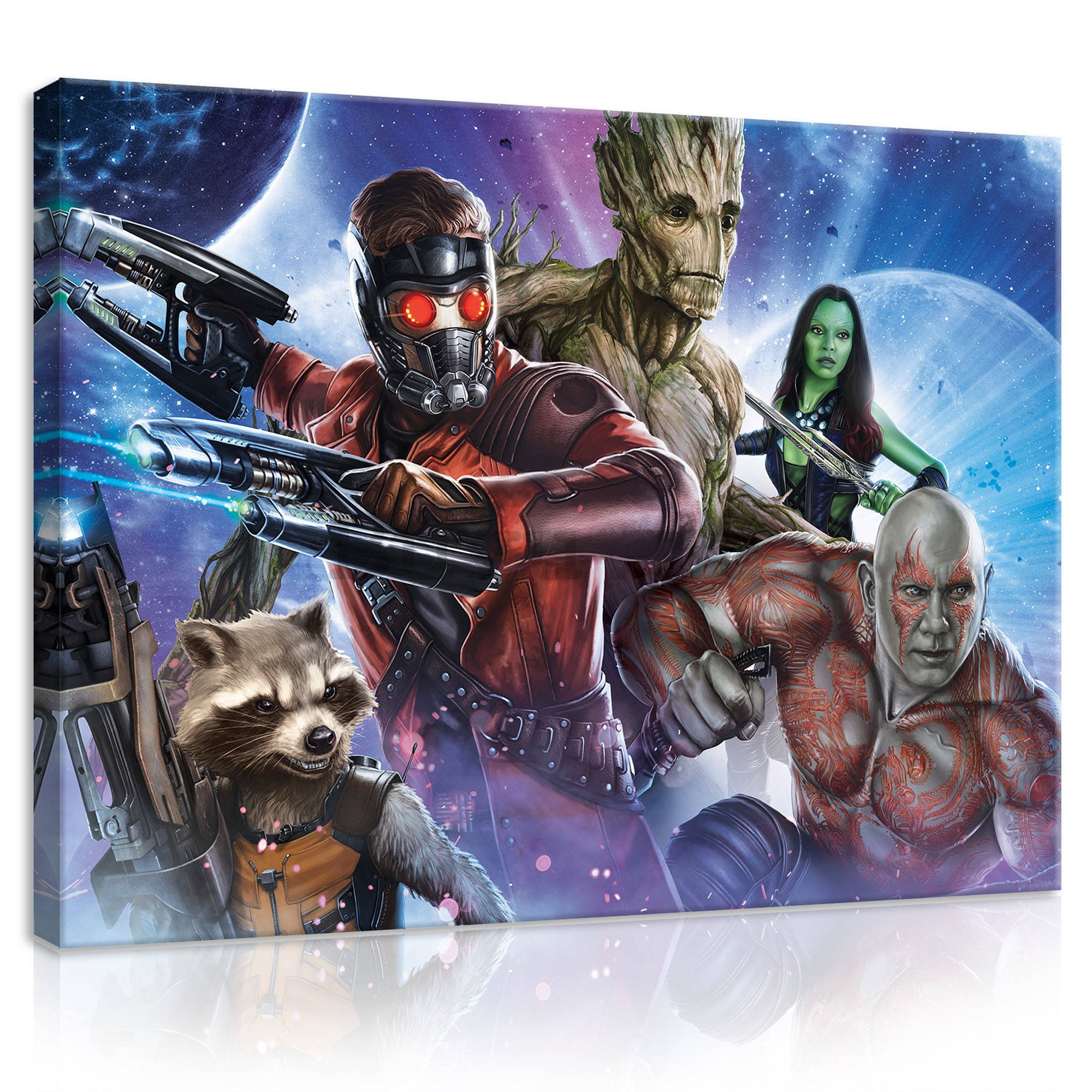 Quadro su tela: Guardians of The Galaxy Team (1) - 80x60 cm
