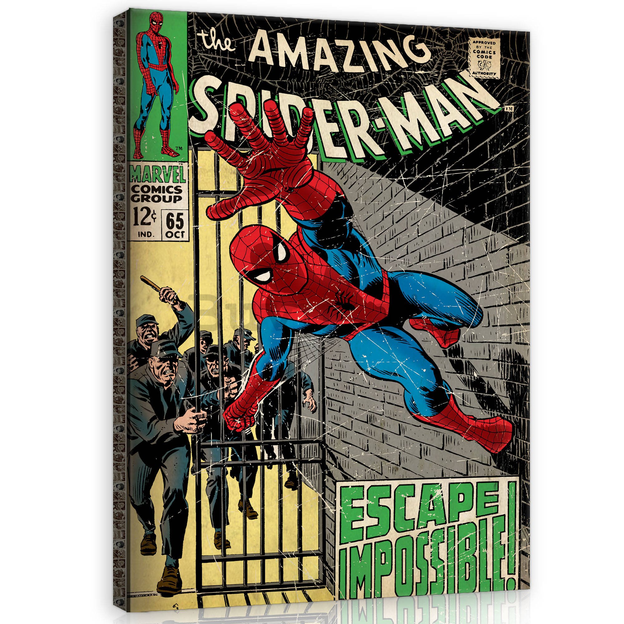 Quadro su tela: The Amazing Spider-man (Escape Impossible) - 80x60 cm