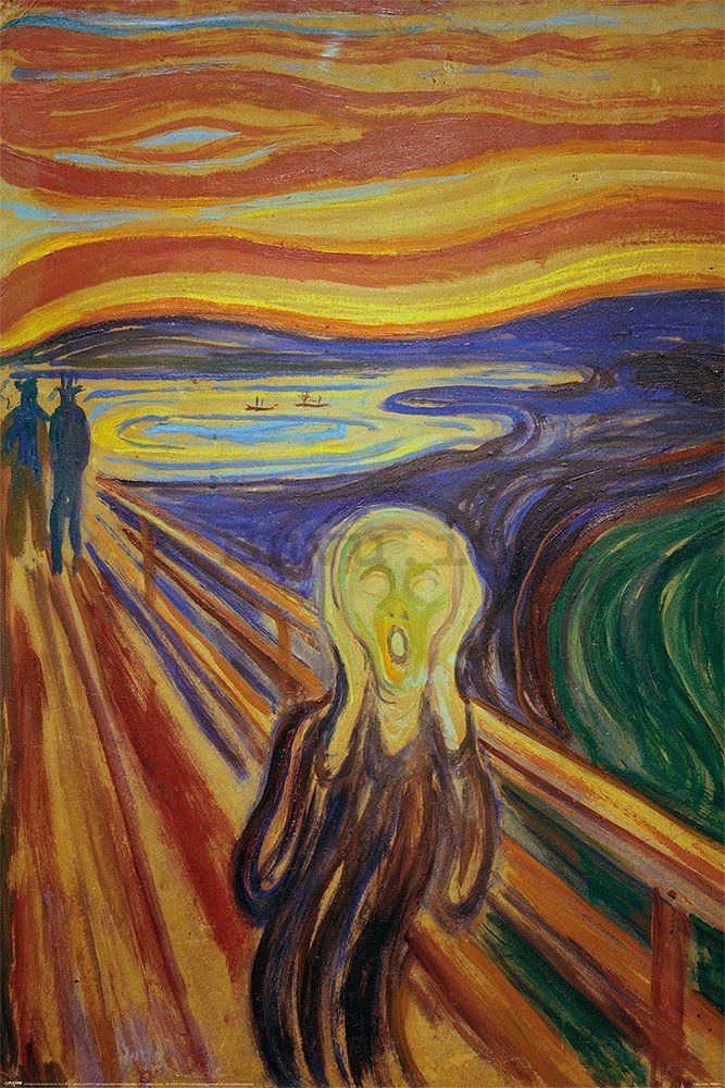 Poster - Edvard Munch, L'urlo