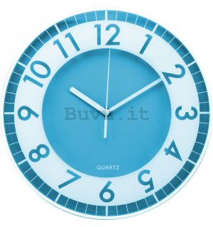 Orologio da parete: Moderno (blu) - 30 cm