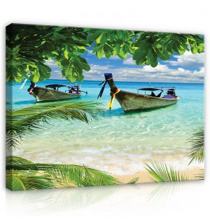 Quadro su tela: Hawaii spiaggia - 100x75 cm