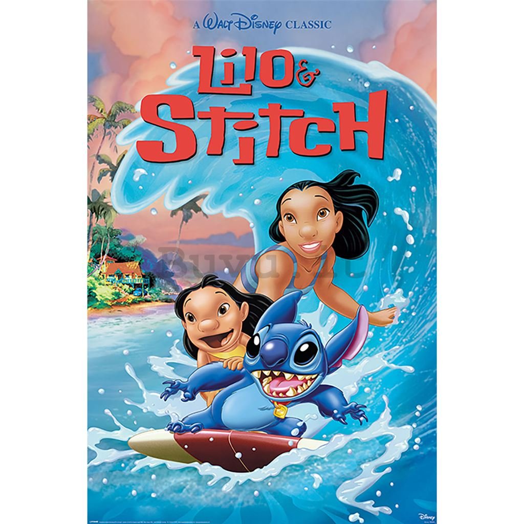 Poster - Lilo & Stitch (Wave Surf)