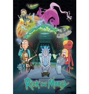 Poster - Rick and Morty (Toilet Adventure)