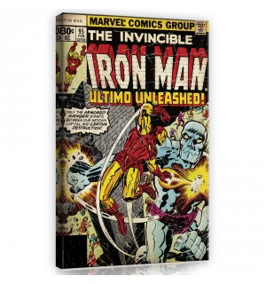 Quadro su tela: The Invincible Iron Man Ultimo Unleashed - 40x60 cm
