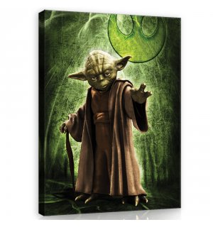 Quadro su tela: Star Wars Maestro Yoda - 40x60 cm