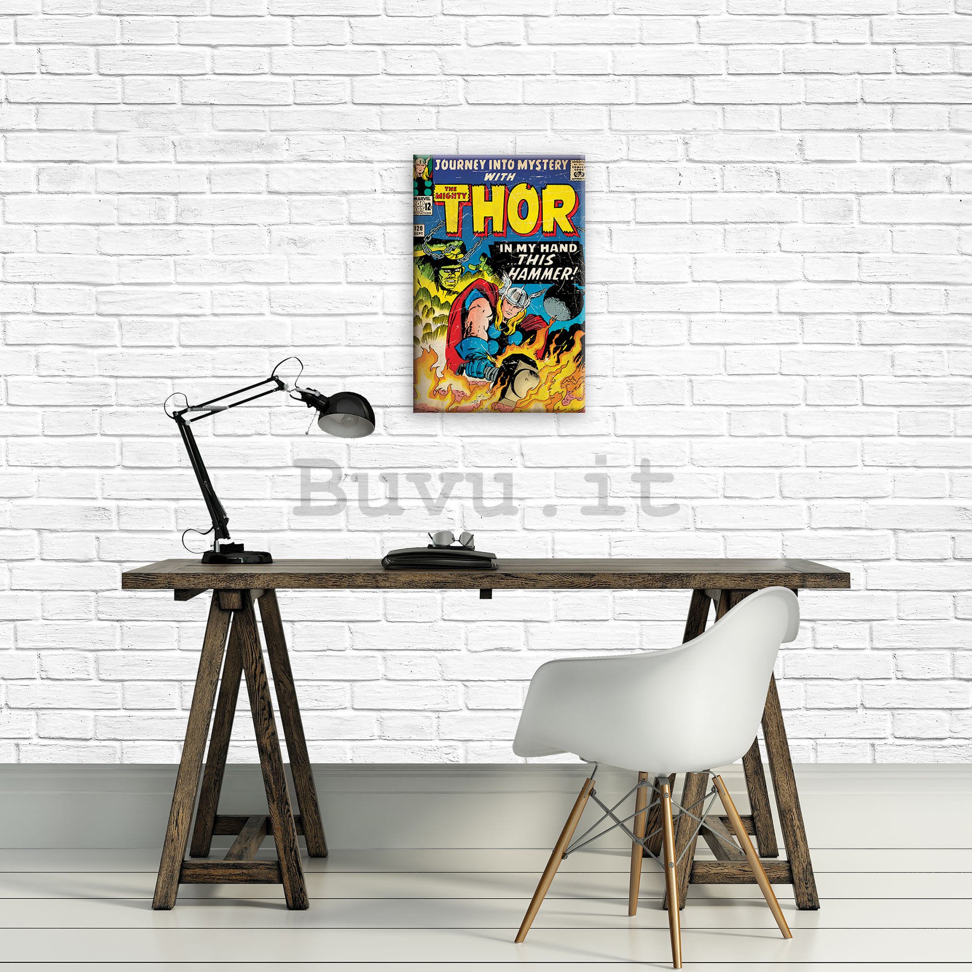 Quadro su tela: The Mighty Thor (In My Hand This Hammer!) - 40x60 cm