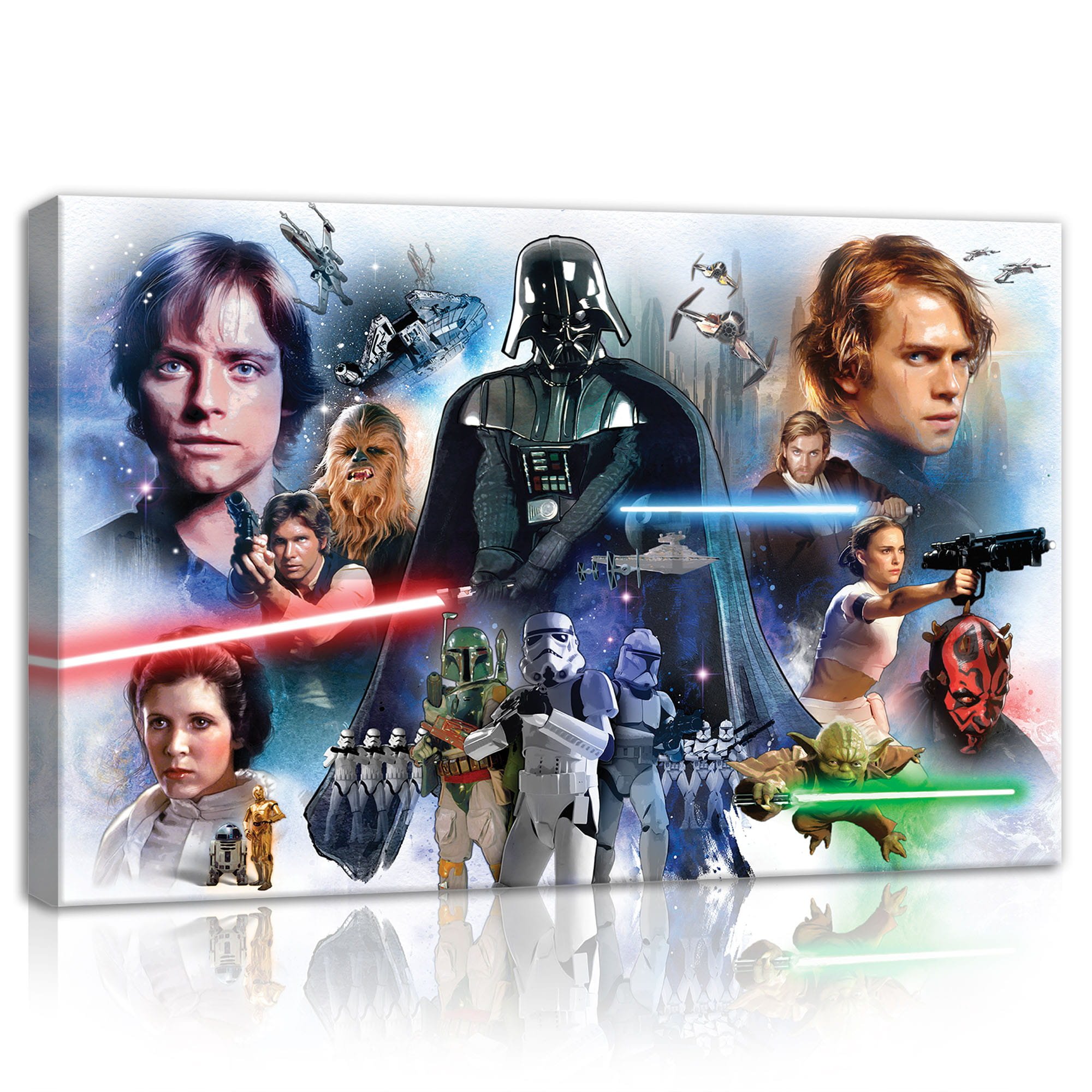 Quadro su tela: Star Wars Skywalkers - 60x40 cm