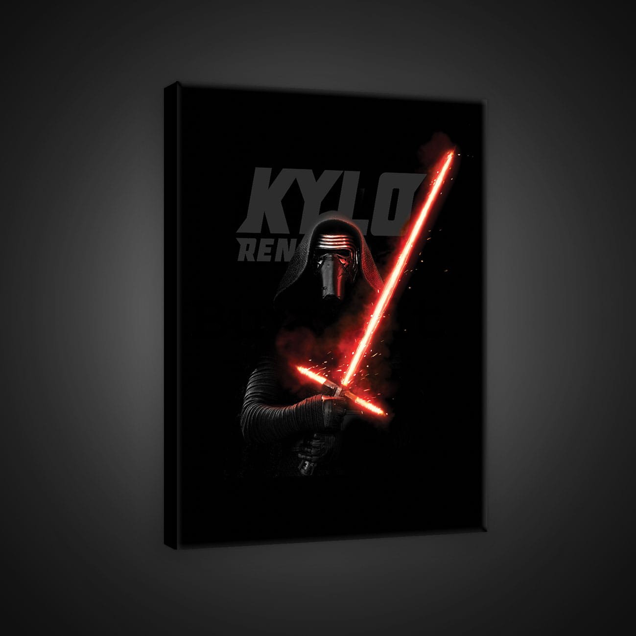 Quadro su tela: Star Wars Kylo Ren Poster - 80x60 cm