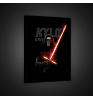 Quadro su tela: Star Wars Kylo Ren Poster - 80x60 cm