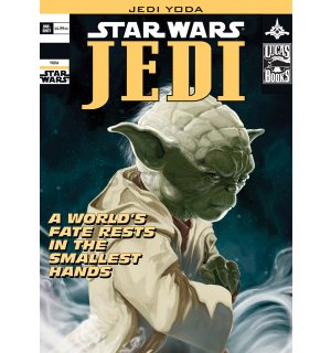 Quadro su tela: Star Wars Jedi Yoda - 50x70 cm