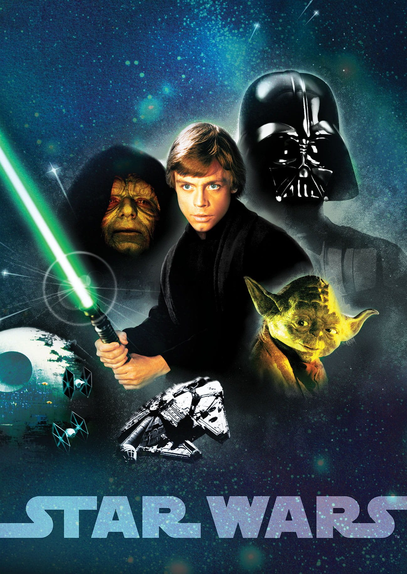 Quadro su tela: Star Wars Return of the Jedi - 50x70 cm