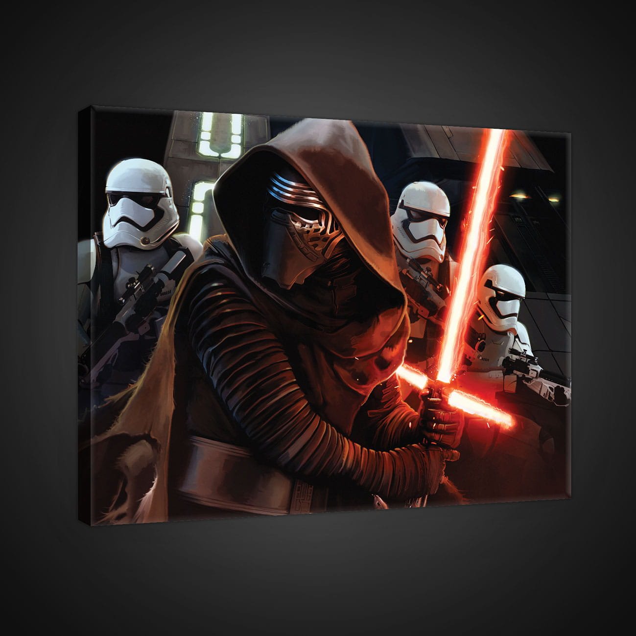 Quadro su tela: Star Wars Dark Lord Kylo Ren - 70x50 cm