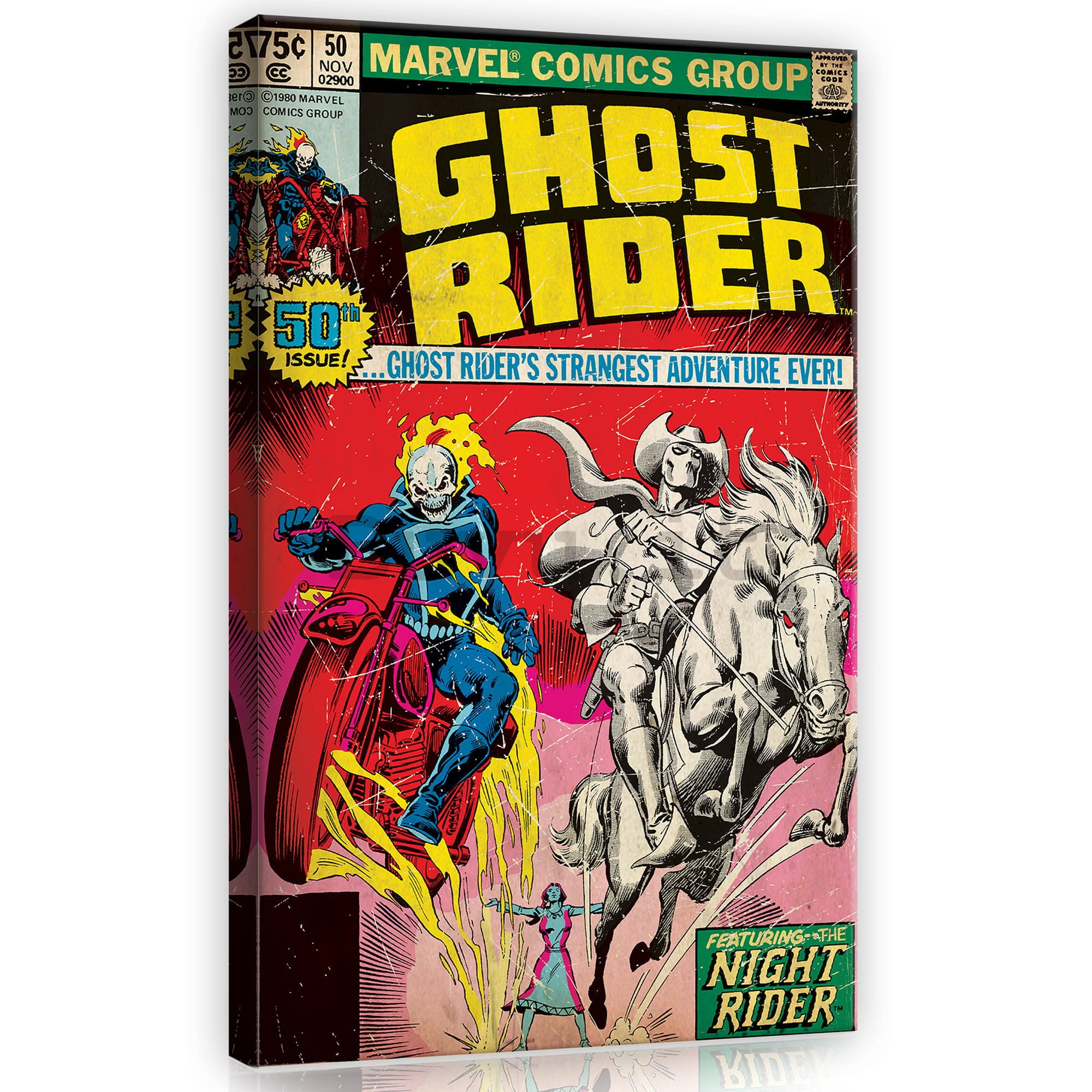 Quadro su tela: Ghost Rider (comics) - 40x60 cm