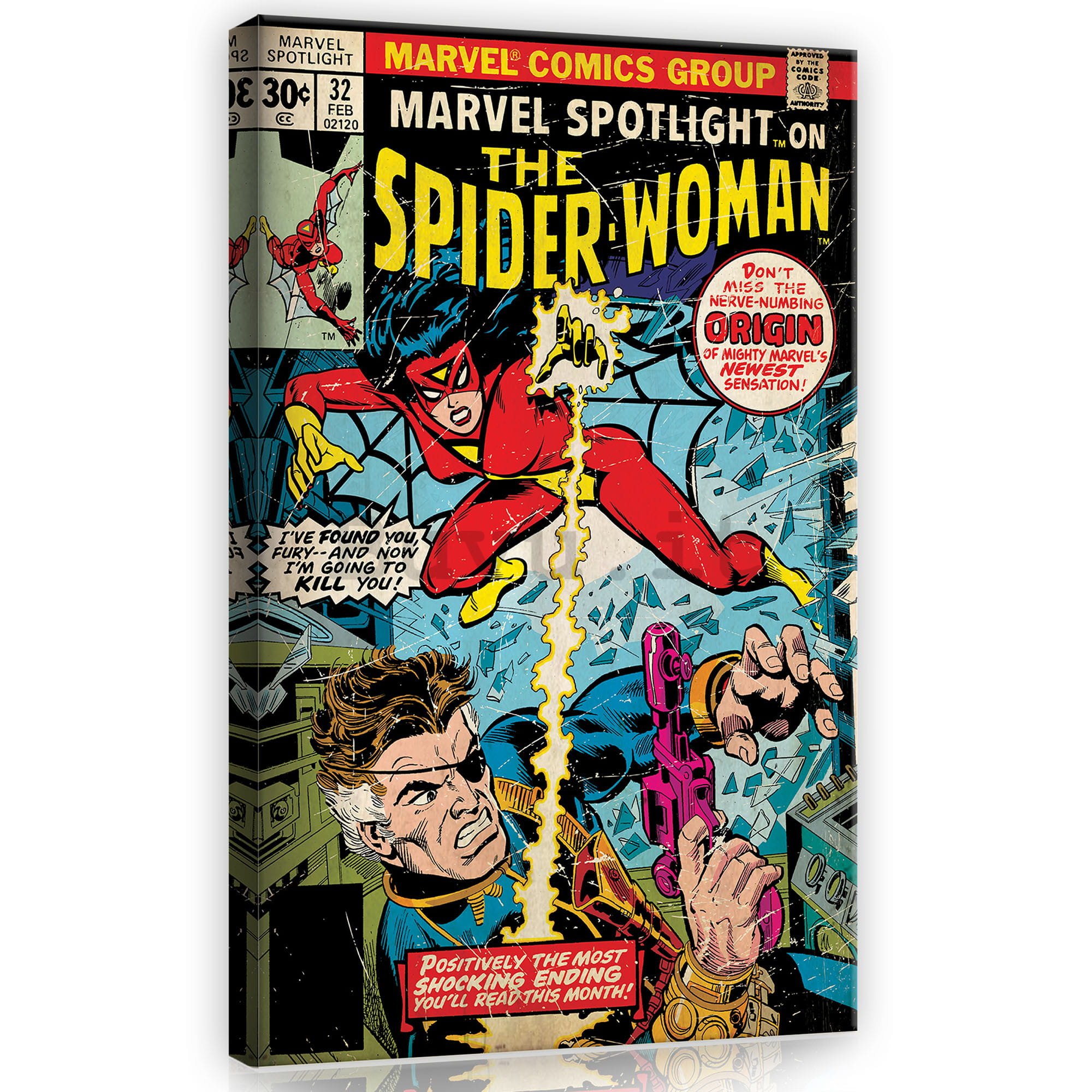 Quadro su tela: The Spider-Woman (comics) - 40x60 cm